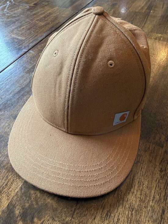 Carhartt Other - Carhartt Tan Snap Back Canvas Hat One Size Fits All